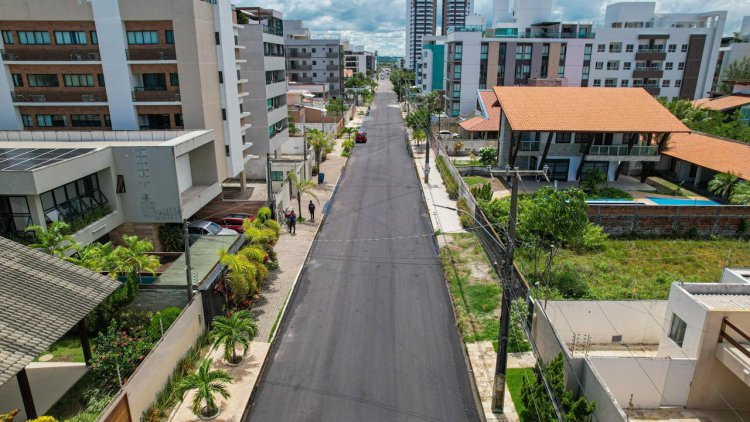 Prefeitura de Cabedelo segue investindo no asfaltamento de diversas ruas pela cidade